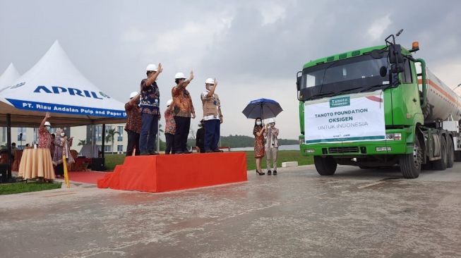 Tanoto Foundation Donasikan 500 Ton Oksigen untuk Pasien Covid-19