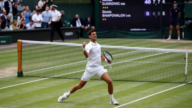 Hajar Shapovalov, Novak Djokovic ke Final Wimbledon 2021