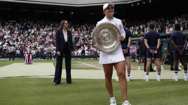 Ashleigh Barty Juara Wimbledon 2021 Usai Kalahkan Karolina Pliskova