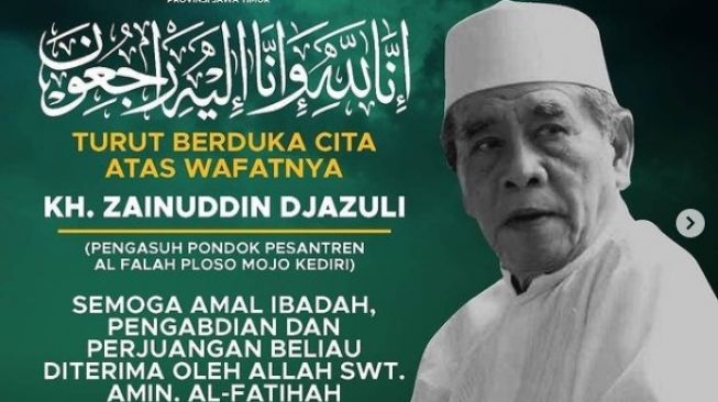 KH Zainuddin Djazuli Tutup Usia, Gubernur Jatim: Sosok Ulama Konsisten dan Tegas