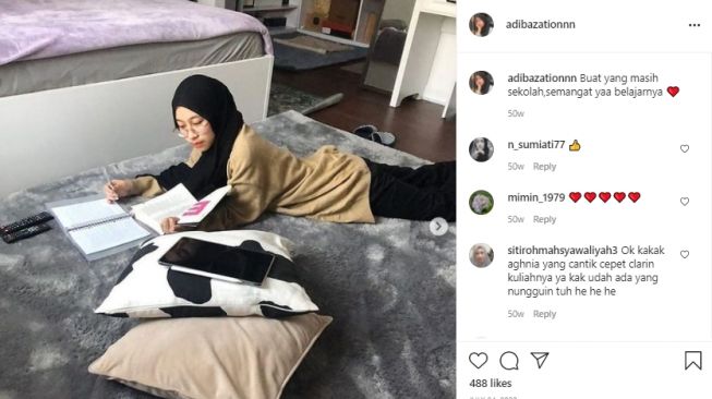 Potret kamar Adiba Khanza [Instagram]