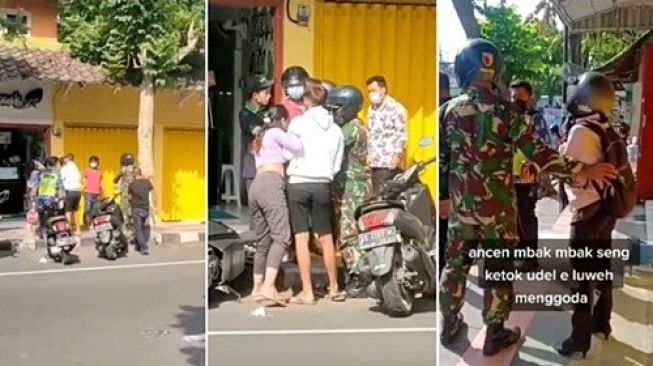 Memalukan Rebutan Cowok Dua Cewek Berantem Di Pinggir Jalan