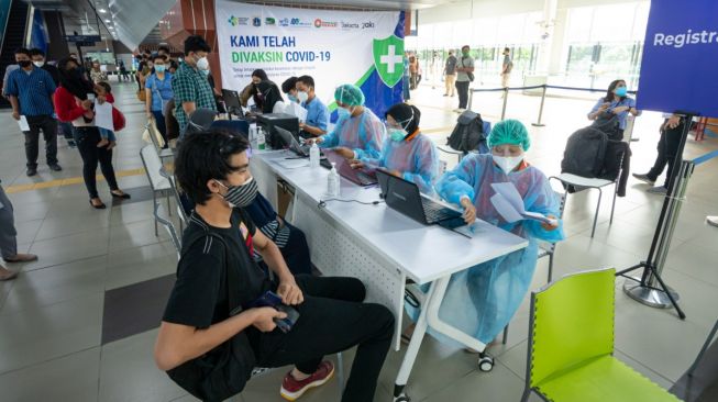 Vaksinasi Covid-19 di Stasiun MRT ASEAN dan Blok A Diperpanjang Sampai September