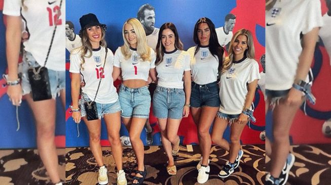 Deretan WAGS Timnas Inggris. (IG @megan_davison_)