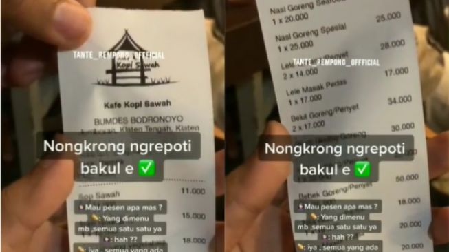 Orang Ini Borong Semua Menu di Kafe, Publik Malah Salfok Lihat Tagihan: Kok Murah?