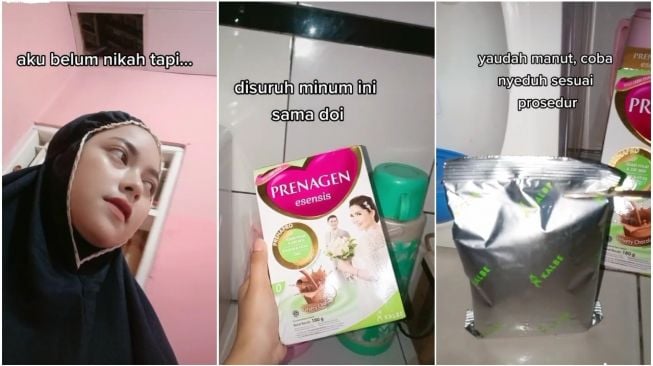 Belum Menikah, Wanita ini Dikasih Susu Persiapan Hamil dari Pacar (TikTok)