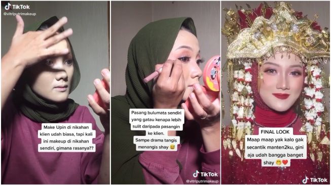 Curhat MUA Rias Mandiri Dihari Pernikahan (TikTok)