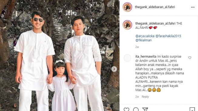 Arya Saloka dan Fiki Alman. Potret Kompak Aldebaran dan Roy Ikatan Cinta [Instagram]