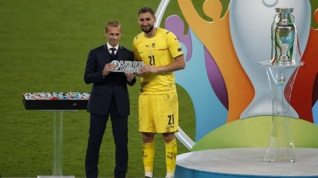 Gianluigi Donnarumma Dinobatkan Sebagai Pemain Terbaik Euro 2020