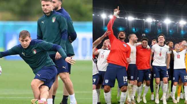 Fakta Kilat Euro 2020: Final Ideal Dua Kiblat Sepak Bola, Italia vs Inggris