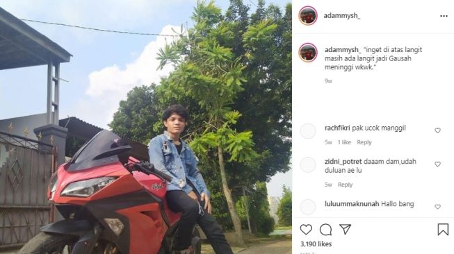 Adam anak Ucok Baba. [Instagram]