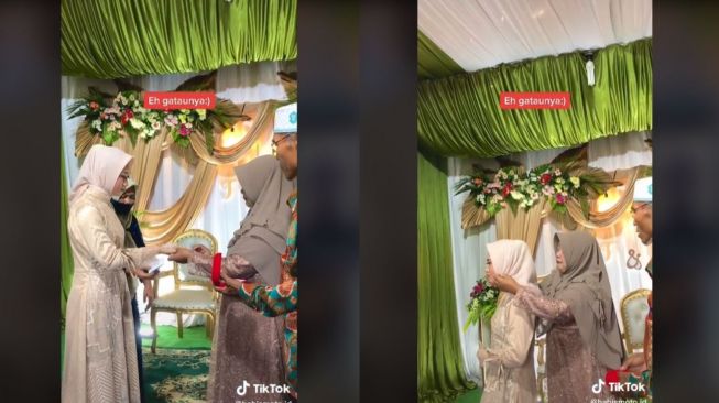 Pasangan Gelar Momen Tunangan Virtual (tiktok.com/@habismoto.id)