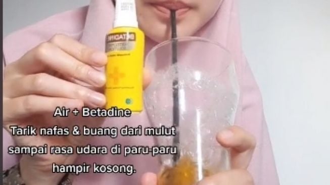 Viral Video Buang Udara Kotor dari Paru-Paru, Warganet: Apa Guna Cairan Antiseptik?