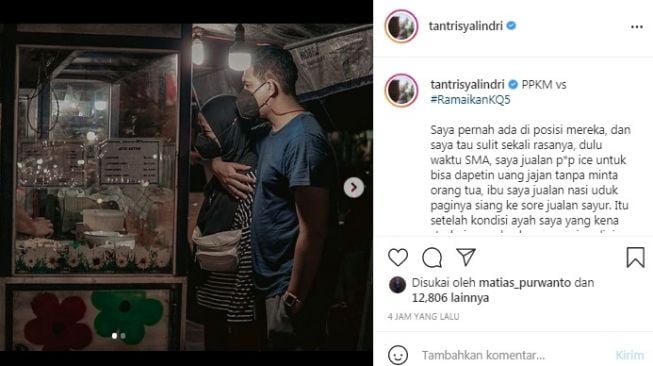 Unggahan Tantri Kotak [Instagram/@tantrisyalindri]