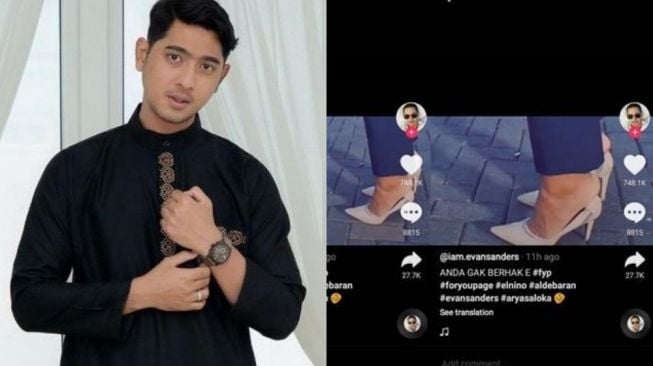 Ditonton 8 Juta Kali, Arya Saloka Pakai High Heels Bikin Shock Parah