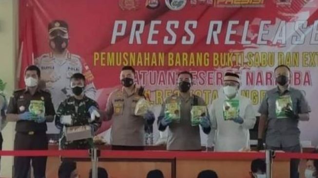 18 Penyalahgunaan Narkoba Diamankan Satresnarkoba Polresta Tangerang