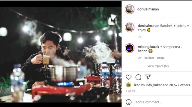 Potret Doni Salmanan viral karena bagi-bagi uang [Instagram/donisalmanan]