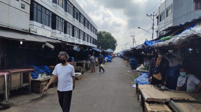 Pasar Pasir Gintung Bandar Lampung Ditutup, Pedagang Sempat Ngotot Ingin Buka Dagangan