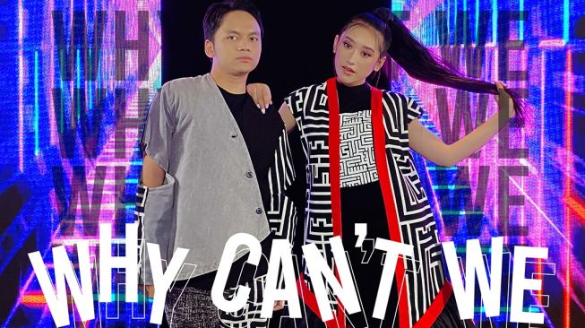 Calvin Jeremy y Amanda Caesa lanzaron el video musical de 'Por qué no podemos'.  (Conferencia de prensa)