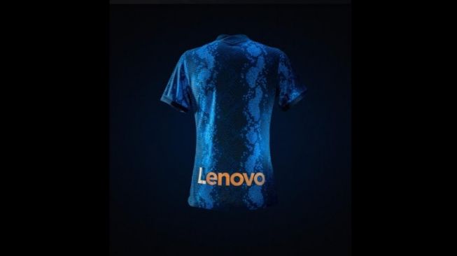 Jersey Inter Milan musim 2021/2022. [Lenovo Indonesia]