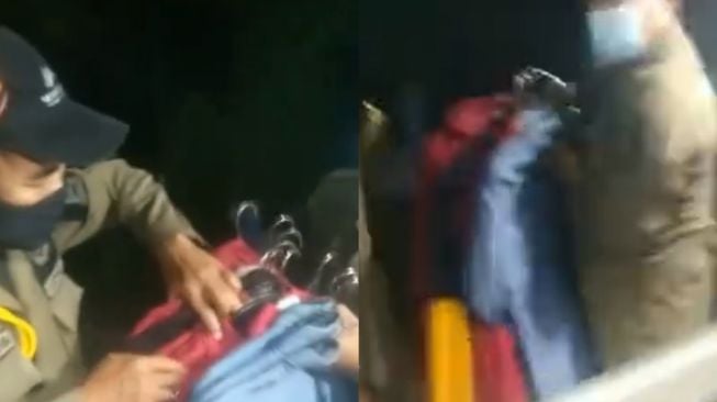 Viral Pedagang Baju Dirazia, Dagangan Langsung Diangkut Satpol PP, 'Kirain Mau Diborong'