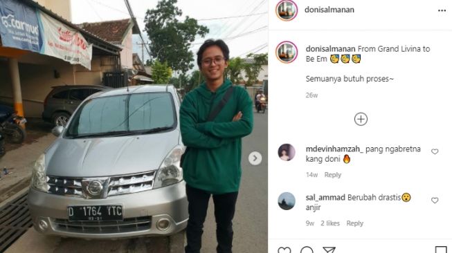 Potret Doni Salmanan viral karena bagi-bagi uang [Instagram/donisalmanan]