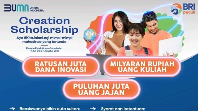 BRI Selenggarakan Creation Scholarship untuk Bangkitkan Potensi Inovasi Mahasiswa