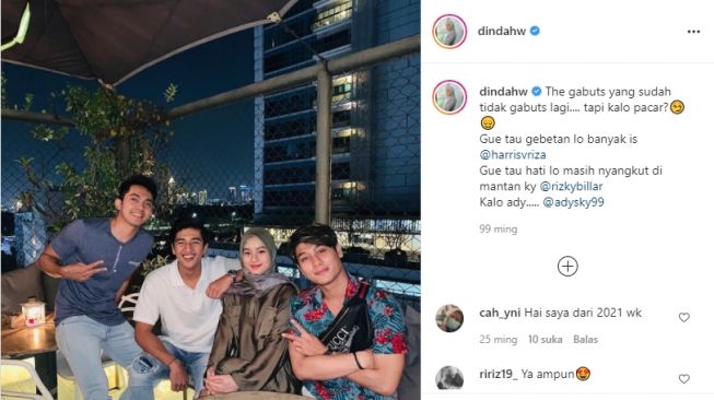 Artis cewek banyak sahabat cowok [Instagram]