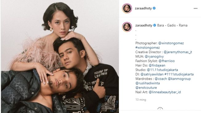 Artis cewek banyak sahabat cowok [Instagram]