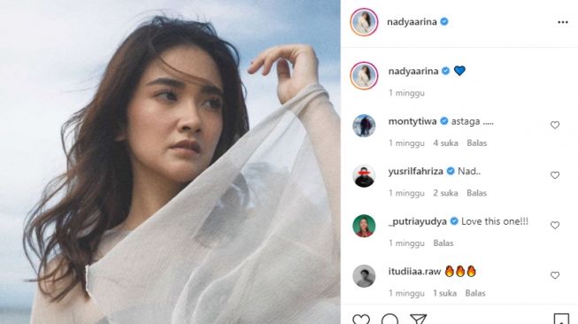 Pesona Nadya Arina pemain baru Ikatan Cinta. [Instagram]