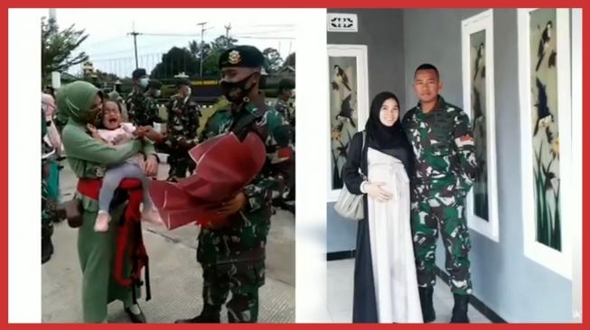 Viral, Momen Haru Wanita Pertemukan Ayah dan Anak untuk Pertama Kalinya