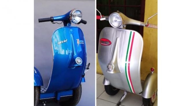 Vespa unik yang menjadi sorotan publik (Facebook)