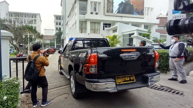 Puslabfor Polri Sambangi Gedung BPOM Imbas Kebakaran Semalam