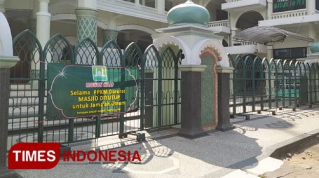 Mohon Maaf, Salat Idul Adha di Masjid Agung Jami Kota Malang Ditiadakan