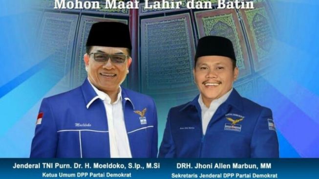 Poster Moeldoko ucapkan Selamat Idul Adha (Ist)