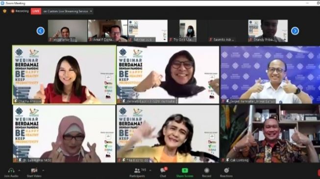 Kemnaker Gelar Webinar Produktif saat Pandemi Bersama Lula Kamal dan Tika Bisono