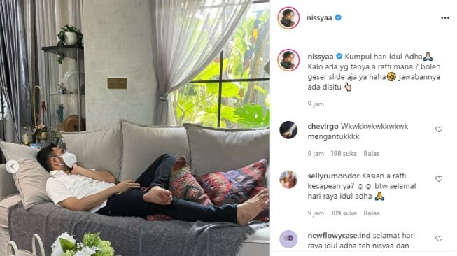 Momen Idul Adha keluarga Raffi Ahmad [Instagram/nissyaa]