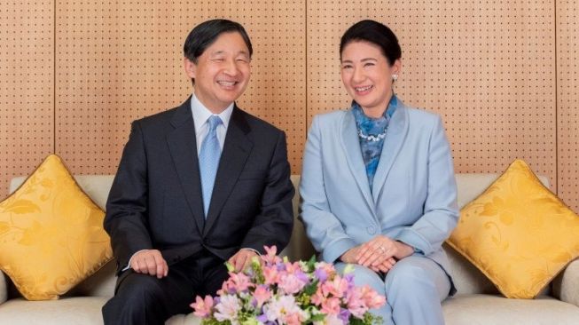 Kaisar Jepang Naruhito dan Permaisuri Masako, foto diambila pada Rabu (12/2/2020). ANTARA/via REUTERS/Imperial Household Agency of Jap/am.