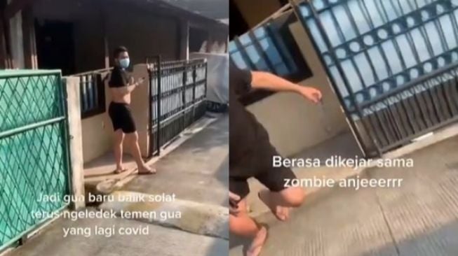 Tak Terima Diledek, Cowok Positif Covid Kejar Temannya Bak Zombie Sampai Kocar-kacir