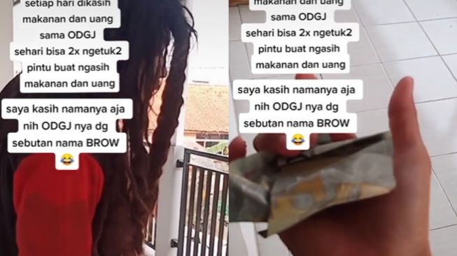 Viral Wanita Ngaku Dinafkahi ODGJ, Tiap Hari Diberi Uang dan Makanan