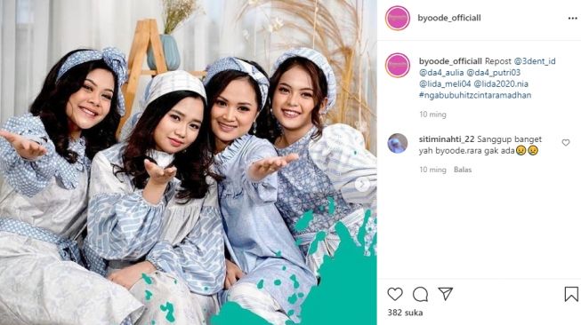 Girl group dangdut Byoode [Instagram/byoode_official]