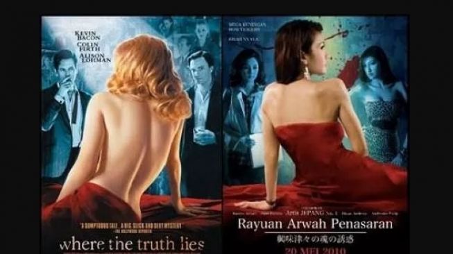 Poster film Indonesia yang dinilai plagiat. [Kolase]