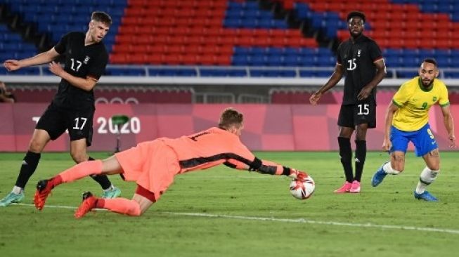 Olimpiade Tokyo: Hujan Gol di Stadion Yokohama, Brasil Paksa Jerman Berlutut