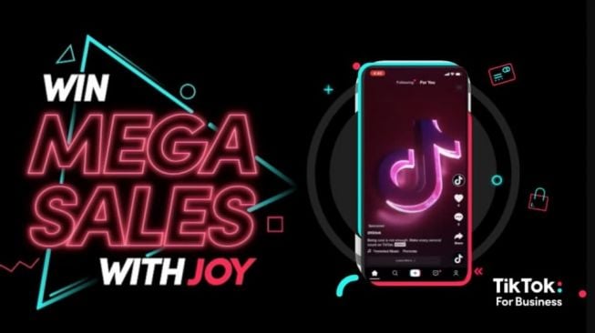 Jumpa pers virtual TikTok menyambut Mega Sales. [Screenshot/Dicky Prastya]