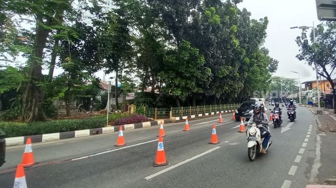 Arus Lalin di Jalan Raya Lenteng Agung Terpantau Lancar Sore Ini