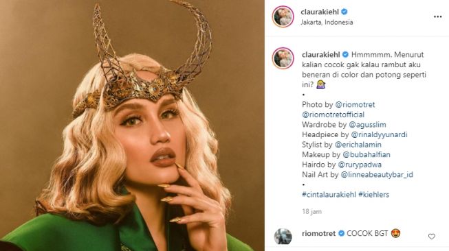 Potret Cinta Laura Cosplay beberapa karakter [Instagram/claurakiehl]