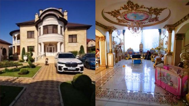 Bikin Heboh, Rumah Mewah Berlapis Emas Polantas Rusia