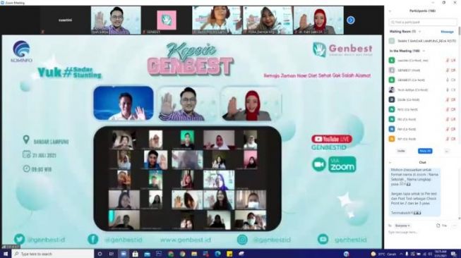 Wujudkan Generasi Kuat, Kemkominfo Ajak Remaja Zaman Now Diet Sehat