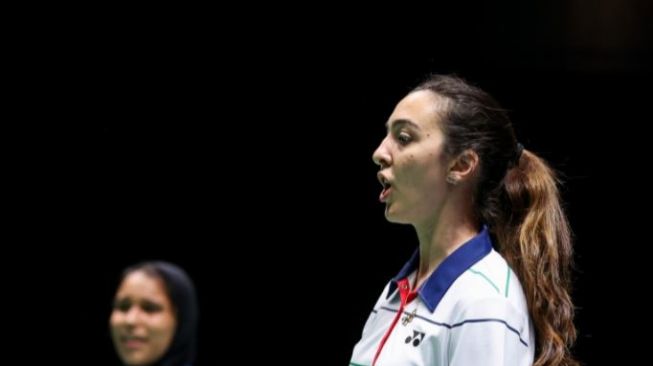 Pebulutangkis yang merupakan anggota DPR Messir, Hadia Hosny. (Dok. bwfbadminton)