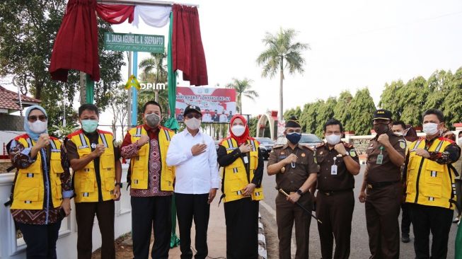 Nama Jaksa Agung R Soeprapto Dijadikan Nama Jalan di Bandar Lampung